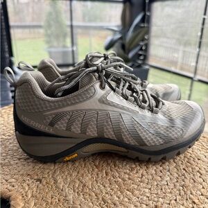 Merrell Gray and Black Athletic Shoes